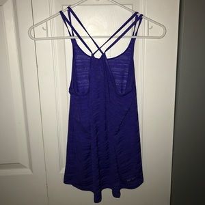 purple mesh nike tank top